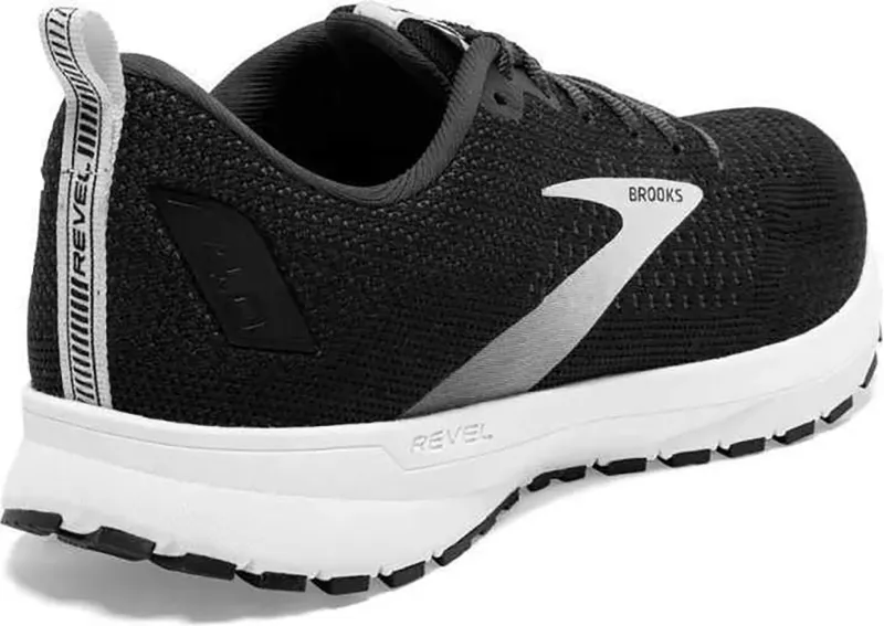 Brooks Men's Revel 4 - Black/Silver UK 11.5-3